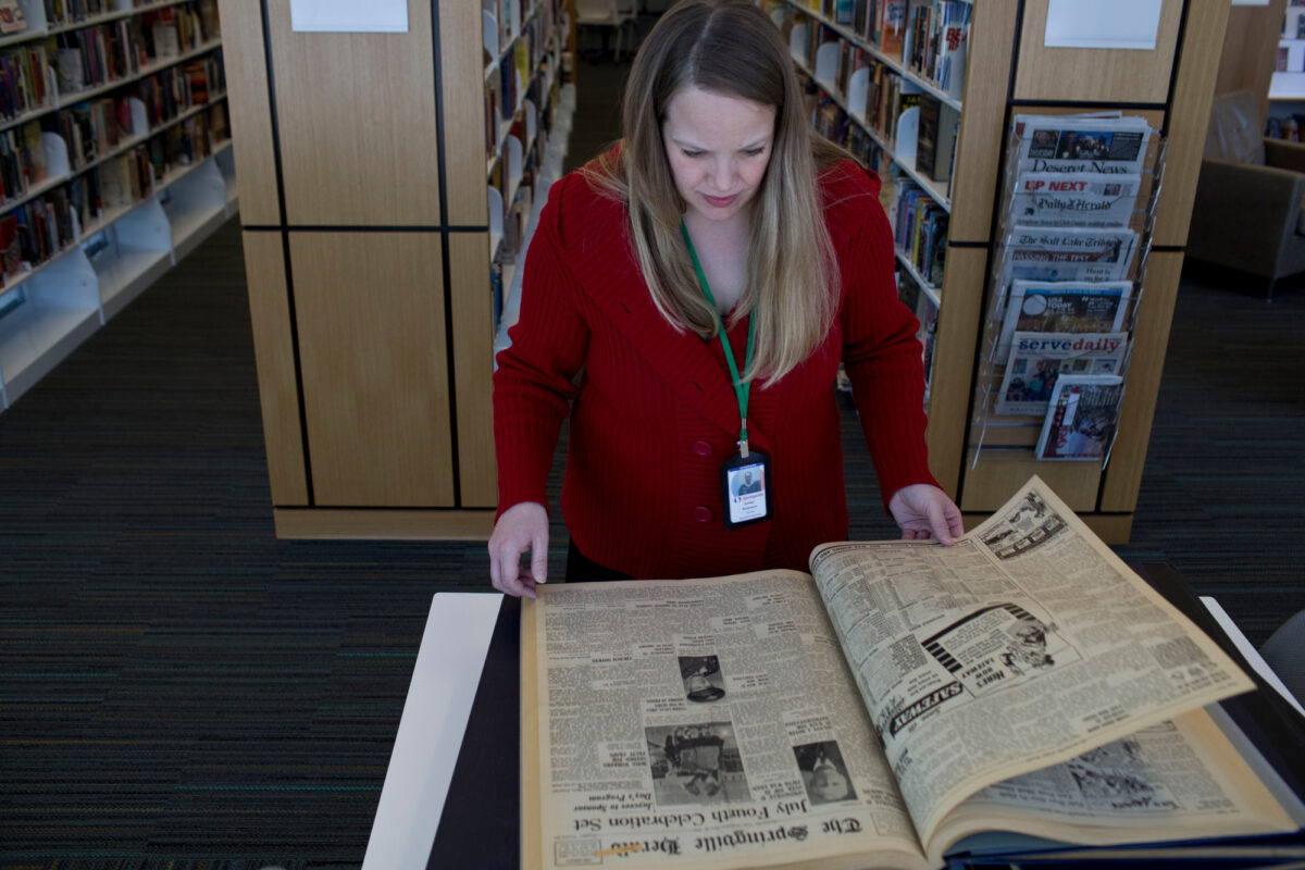 Springville Library grants to digitize Springville Independent, Herald